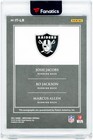 Jacobs  Jackson   Allen Raiders Signed 2021 Panini Impeccable  it-lr  12 15 Card