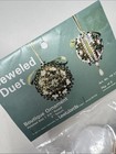 Vintage Leewards Jeweled Duet Push Pin Christmas Ornament Craft Kit Makes 2