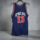 Vintage Champion Usa Basketball Shaq O neal 13 Jersey 1994 Dream Team Ii Navy 48