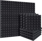 12-96 Pack Acoustic Panels Sound Absorbing Noise Proofing Studio Foam Wall Tiles