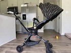 Doona Liki Trike S5 Convertible Stroller Trike Canopy Basket Black green