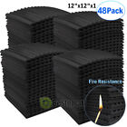 12-96 Pack 12 x12 x1  Acoustic Foam Panel Wedge Studio Soundproofing Wall Tiles