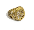 Vintage Ancient Bronze Antique Ring Rare Style Roman Old Bronze Ring Extremely