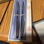 Cross Lustrous Chrome Ballpoint Pen   Mechanical Pencil Set With Box