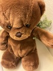 1980 Vintage Young Bear Plush Teddy Bear Brown Stuffed Animal From Korea