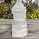 2 2lb 6 1  Selenite Baby Buddha Carving Crystal Quartz Statue Figurine Reiki C8