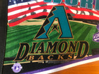 Vintage Mlb Arizona Diamondbacks 2001 World Series Champions Pennant