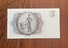 5 Kronor Sweden Banknote   1956 Unc 