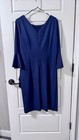Navy Blue Mother Of The Bride groom Gown Dress Size 16w