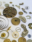 Steampunk 227g Watch Clock Parts Gears Wheels Movements Craft Vintage Lot Cb25b