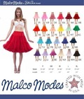 Malco Mode Petticoat For Vintage Short Skirt  Royal Blue Size Petite  582-rb-pet