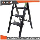 Labwork 3 Step Ladder Folding Step Stool W  Wide Anti-slip Pedal Aluminum