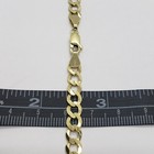 10k Yellow Gold Solid Cuban Link Chain Curb Necklace Bracelet 6mm Width 7  30 