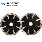 5  2pcs 125mm Diamond Turbo Rim Saw Blade Concave Curved Cutting Disc