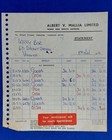 1933-1972 Malta  Collection Of 6 Antique Document receipts With Revenue Stamps