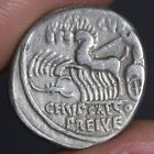 Aemilius Scaurus Denarius Ancient Roman Republic Silver Coin 58bc Scorpion Camel