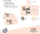 120 Thank You For Supporting My Small Business Cards  Gold Foil Business Card Si