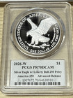 1776 2026 W  1 Proof American Silver Eagle Bell Privy Pcgs Pr 70 Ar Damstra 