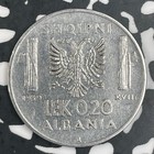1939 Albania 0 20 Lek Lot f6818 Nice 