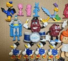 Vintage 1980s Cartoon Characters Pvc Figures Lot - Disney  Looney Tunes  Snoopy