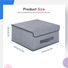 Foldable Storage Bins Cubes Boxes With Lid - Storage Box Cube Cubby Basket Close