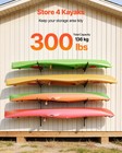 Vevor Kayak Storage Rack Kayak Rack 2 4 Kayaks 200 220 250 300 Lbs Paddleboard