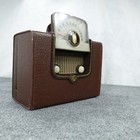 Vintage Zenith Model G503 Flip Front Am Portable Radio Works Mcm 1950s
