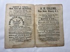 1867 New London Norwich Conn Businesses Dentist Bookstore Printer Ads Beer Drugs