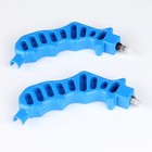 2-in-one Drip Irrigation Tubing Hole Punch Tools  1 4 Inch Blue 