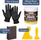 32 Oz Wood Filler Putty Repair  Walnut Wood Putty Filler Paintable   Stainable