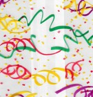 25 Confetti Party Cello Treat Bags With Twist Ties --- 4  X 9 5 