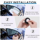 8 Pcs Blind Spot Mirrors For Car  1 97       Round Hd Convex Mirror  Adhesive Mount