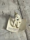 Vintage Hagen Renaker Miniatures Unicorn Baby Ceramic Figurine W  Card 00956