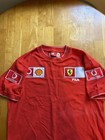Fila Scuderia Ferrari Vodafone F1 Racing Polo Shirt  Men s Large Offical Italy