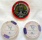 M Casino Las Vegas Lot 2011  5 2nd Anniversary    1 Chip Token Ships Next Day     
