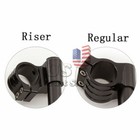 Cnc Motorcycle 30-55mm Regular Rise Cnc Clip Ons Handlebar  1   Raised Bars Set