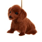 Furry Dog Ornaments
