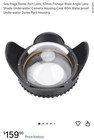 67mm Dome Port   0 7x Fisheye Lens 60m Waterproof Camera Housing Case