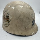 Us M1 Wwii Korean War Era Helmet Liner Named Painted Medic Civil Defense 5th Sqd
