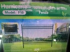 Wrought Iron Fence Panels 220    Total Hurricane F10 10   x7    