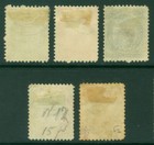 Bolivia 1868 Condor - Coat Of Arms - American Bank Note Co  Set Sc  10-14 Used R
