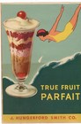 J  Hungerford Smith Co  True Fruit Parfait Paper Poster Antique