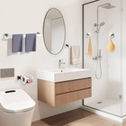 4 Piece Set Bathroom Hardware Accessories With 24  Towel Bar - Polished Chrome