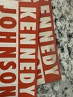 Kennedy Johnson 1960 Campaign Bumper Sticker Paper Politics United States