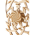 Wood Trick Hypnotic Vortex Wooden 3d Mechanical Model Kit Puzzle Toy Diy Gift