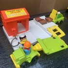 Fisher-price Little People Vintage Lift And Load Lumber Yard  944