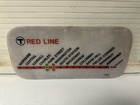 Genuine Vintage 1960 s Mbta  Red Line Boston T Subway Train Car Backlit Sign
