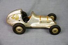 Vintage Roy Cox Thimble Drome Champion Chrome Tether Car  40 1940s
