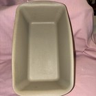 The Pampered Chef Stoneware Bread Loaf Pans 9x5x3  - Family Heritage  1417