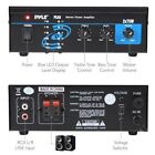 Pyle Mini 2x75w Home House Theater Stereo Power Amp Amplifier Receiver Pca3